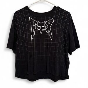 Fox Black Grid Short Sleeve Tee